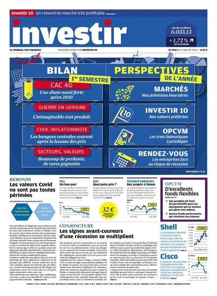 Investir – 9 Juillet 2022 Cover