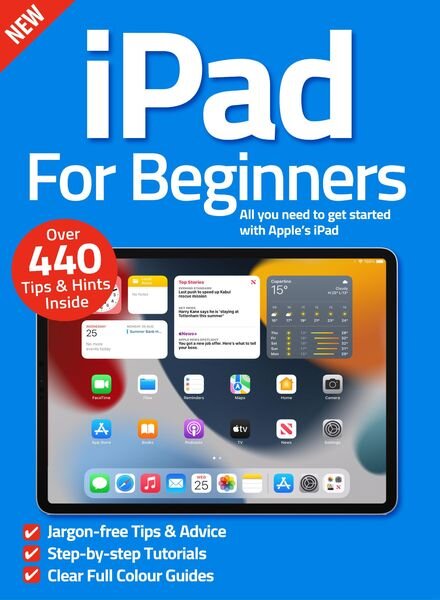 iPad For Beginners – July 2022 Cover