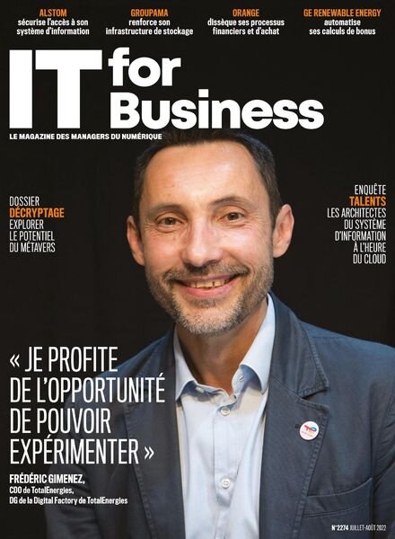 IT for Business – Juillet-Aout 2022 Cover
