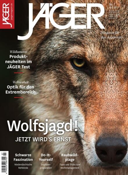 JAGER – Juni 2022 Cover