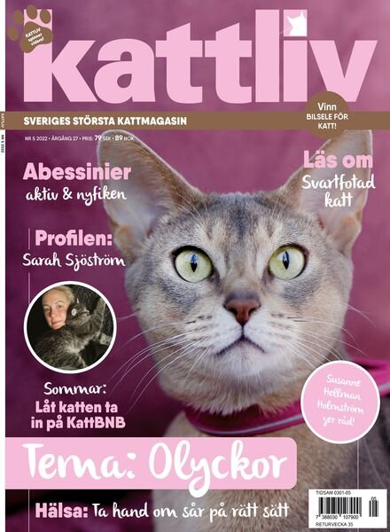 Kattliv – juli 2022 Cover
