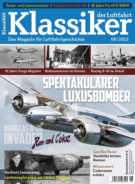 Klassiker der Luftfahrt – 03 Juli 2022 Cover