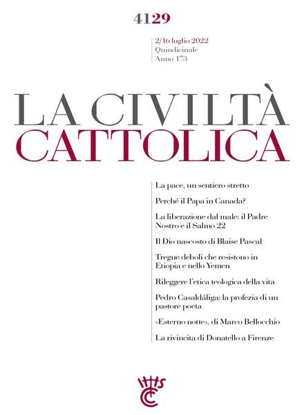 La Civilta Cattolica – 2 Luglio 2022 Cover