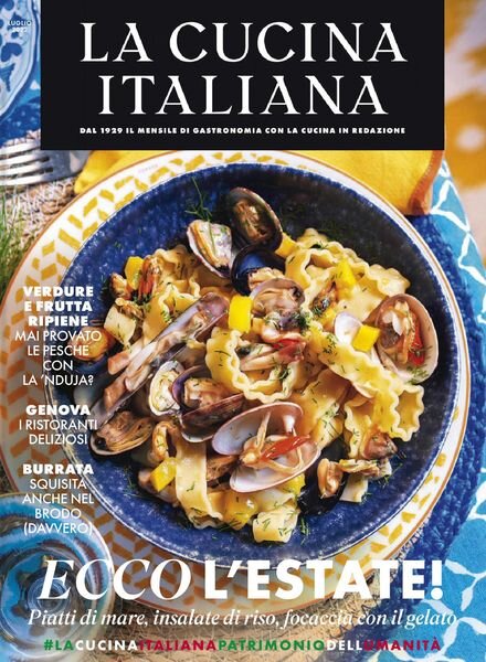 La Cucina Italiana – luglio 2022 Cover