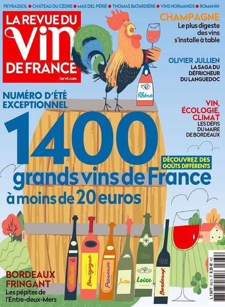 La Revue du Vin de France – juillet 2022 Cover