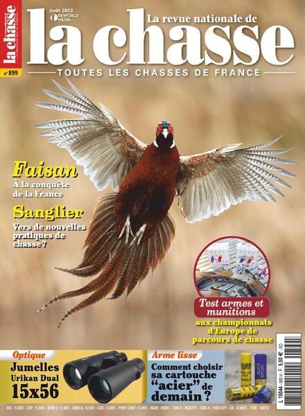 La Revue Nationale de la Chasse – aout 2022 Cover