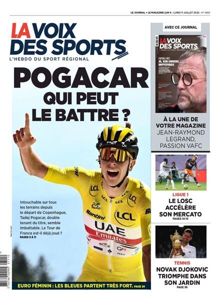 La Voix des Sports – 11 juillet 2022 Cover