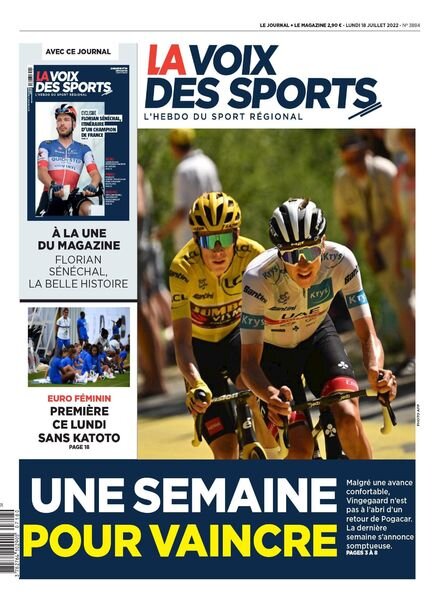 La Voix des Sports – 18 juillet 2022 Cover