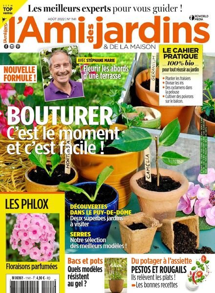 L’Ami des Jardins – aout 2022 Cover