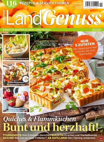 LandGenuss – April 2022 Cover