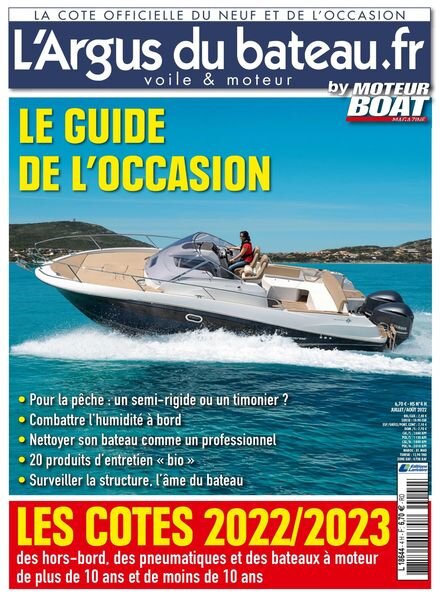 L’Argus du Bateau – Juillet-Aout 2022 Cover