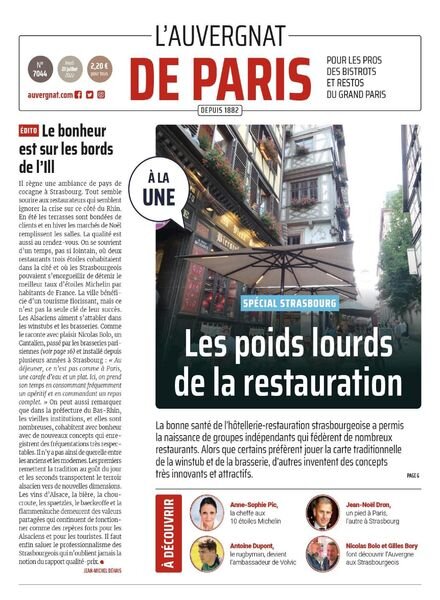 L’Auvergnat de Paris – 21 juillet 2022 Cover
