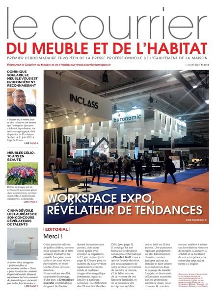 Le courrier du meuble et de l’habitat – 01 juillet 2022 Cover