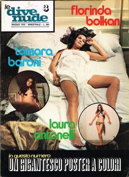 Le Dive Nude – n. 3 Maggio 1972 Cover