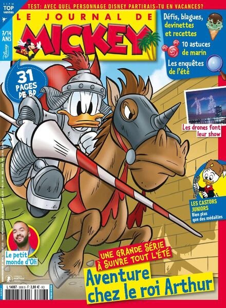 Le Journal de Mickey – 13 juillet 2022 Cover