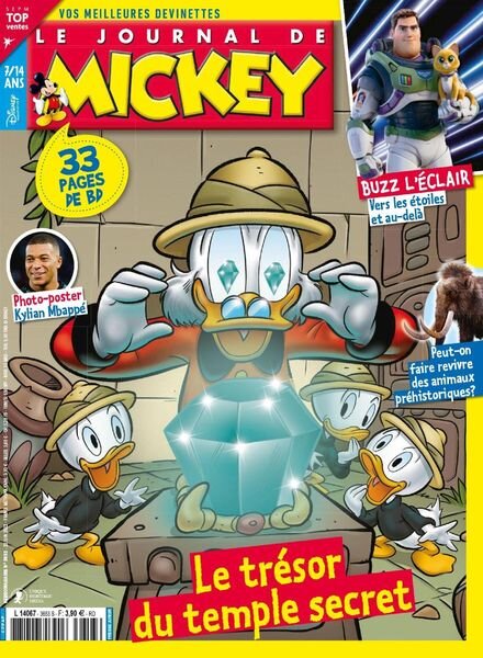 Le Journal de Mickey – 22 juin 2022 Cover