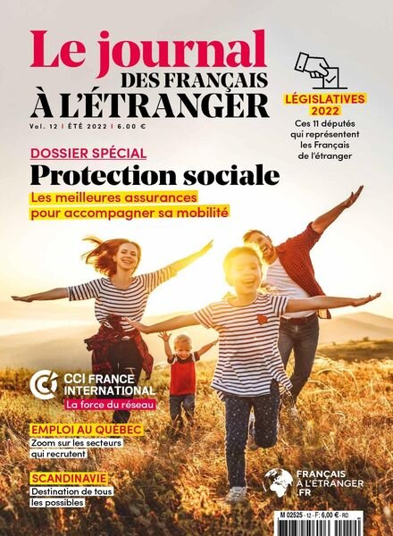 Le journal des francais a l’etranger – juillet 2022 Cover