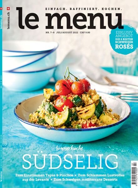 le menu – Juli 2022 Cover