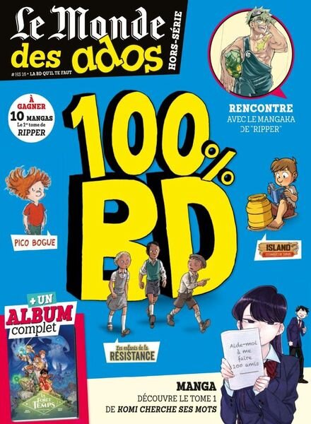 Le Monde des Ados – Hors-Serie – Special BD 2022 Cover