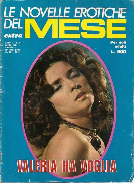 Le Novelle Erotiche del Mese Ex – n. 4 4-1974 Cover