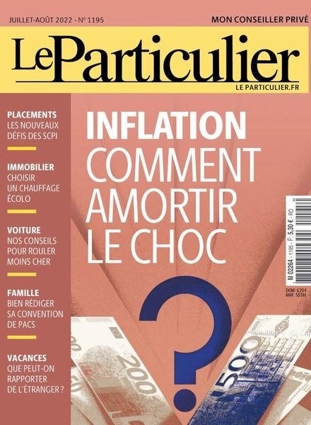 Le Particulier – Juillet-Aout 2022 Cover
