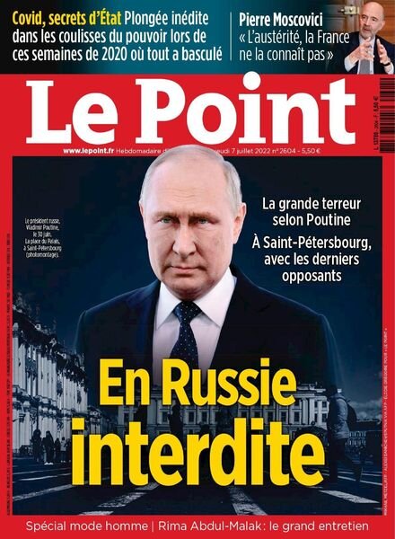 Le Point – 07 juillet 2022 Cover