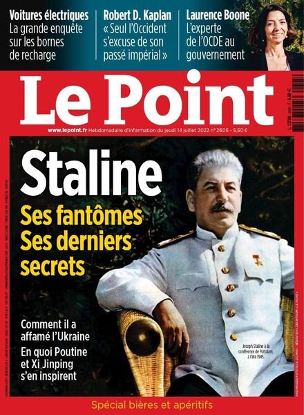 Le Point – 14 juillet 2022 Cover