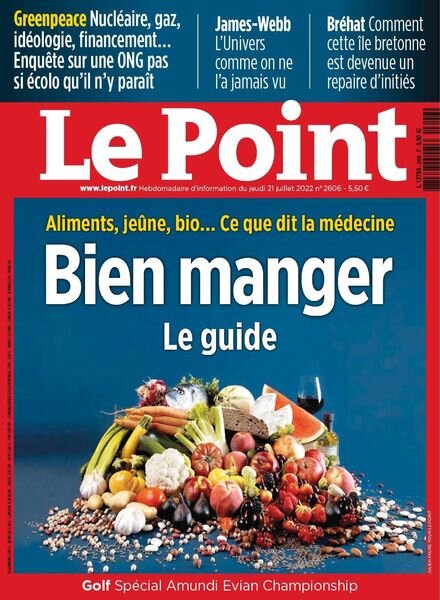 Le Point – 21 juillet 2022 Cover