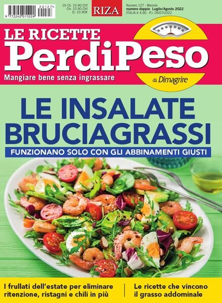 Le Ricette PerdiPeso – Luglio-Agosto 2022 Cover