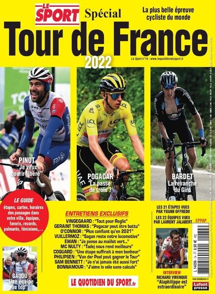 Le sport – 01 juin 2022 Cover