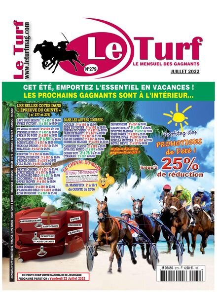 Le Turf – Juillet 2022 Cover