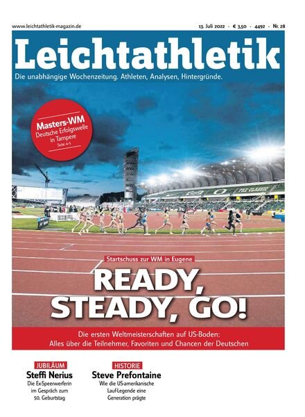 Leichtathletik – Juli 2022 Cover