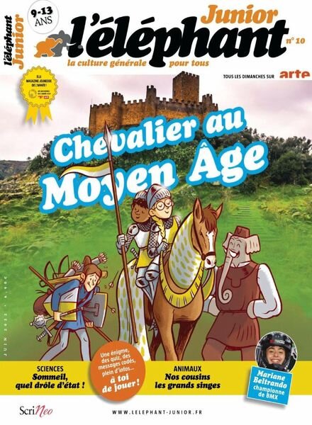 L’elephant Junior – Juin 2022 Cover