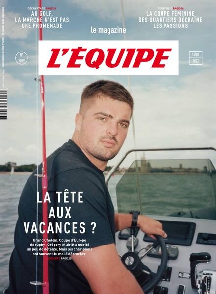 L’Equipe Magazine – 16 Juillet 2022 Cover
