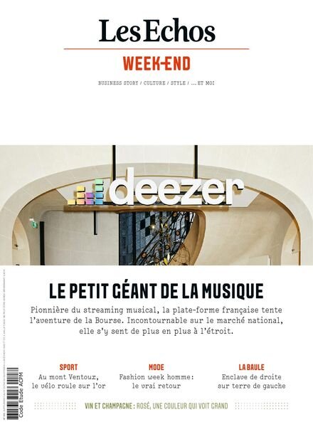 Les Echos Week-end – 1re Juillet 2022 Cover