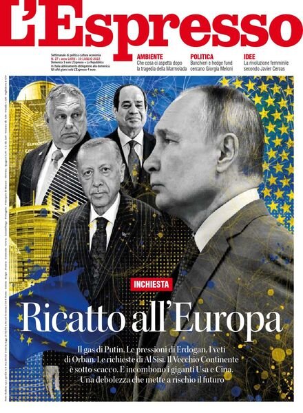 l’Espresso – 10 Luglio 2022 Cover