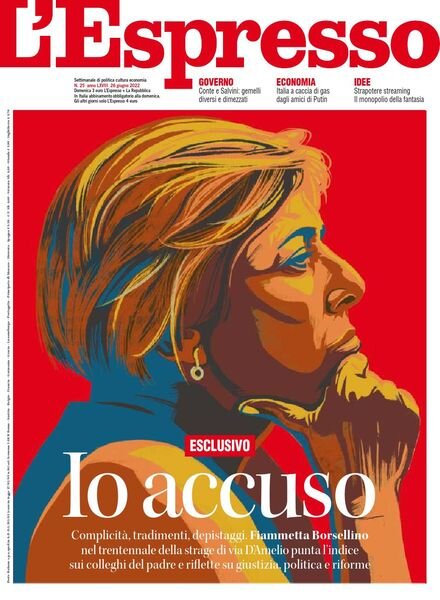 l’Espresso N25 – 26 Giugno 2022 Cover