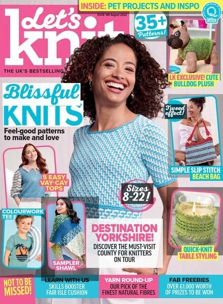 Let’s Knit – August 2022 Cover