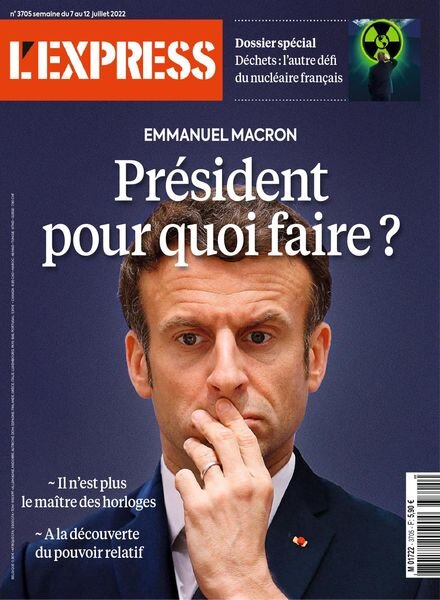 L’Express – 07 juillet 2022 Cover