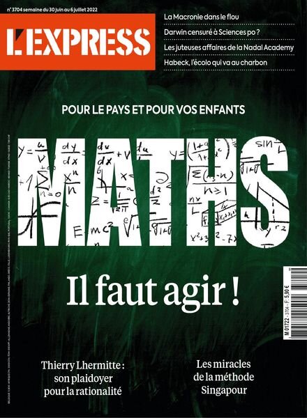 L’Express – 30 juin 2022 Cover