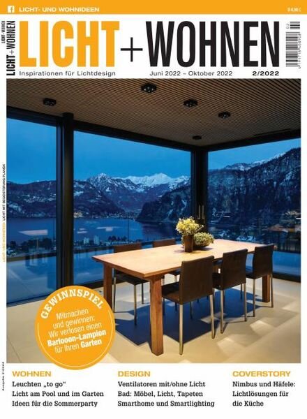 Licht + Wohnen – Juli 2022 Cover