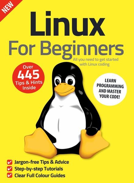 Linux For Beginners – July 2022 Cover