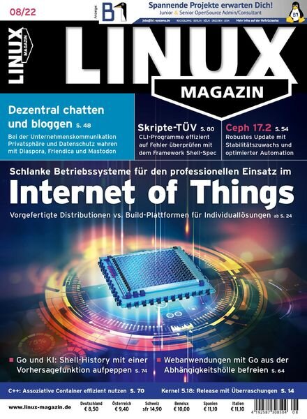 Linux-Magazin – Juli 2022 Cover
