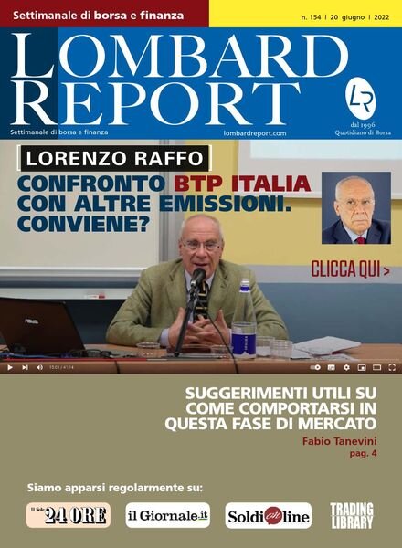Lombard Report – 20 Giugno 2022 Cover