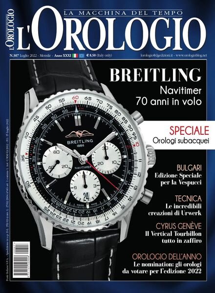 l’Orologio – Luglio 2022 Cover