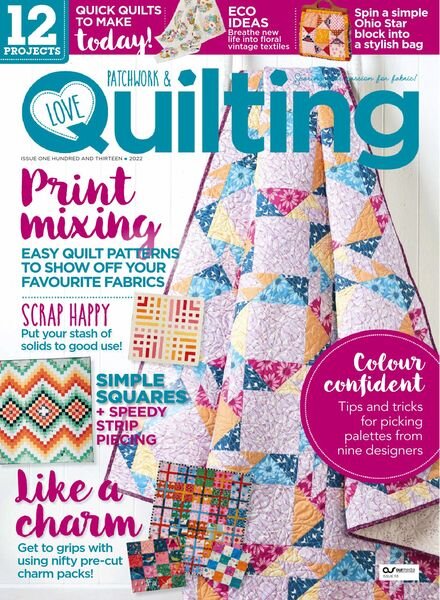 Love Patchwork & Quilting – 20 July 2022 Cover