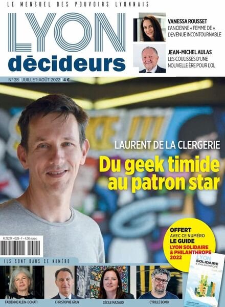 Lyon Decideurs – Juillet-Aout 2022 Cover