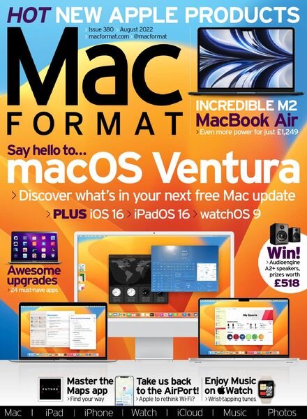 MacFormat UK – August 2022 Cover