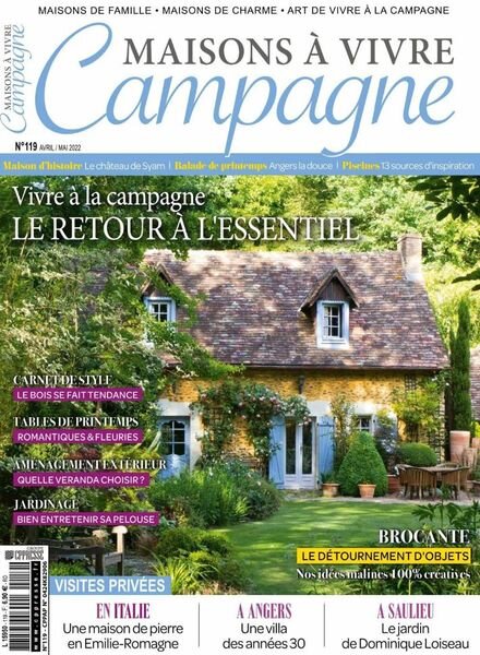 Maisons a Vivre Campagne – Avril-Mai 2022 Cover