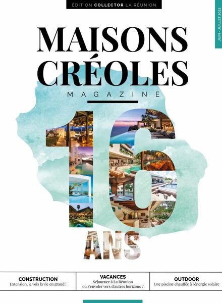 Maisons Creoles Magazine – Juin-Juillet 2022 Cover